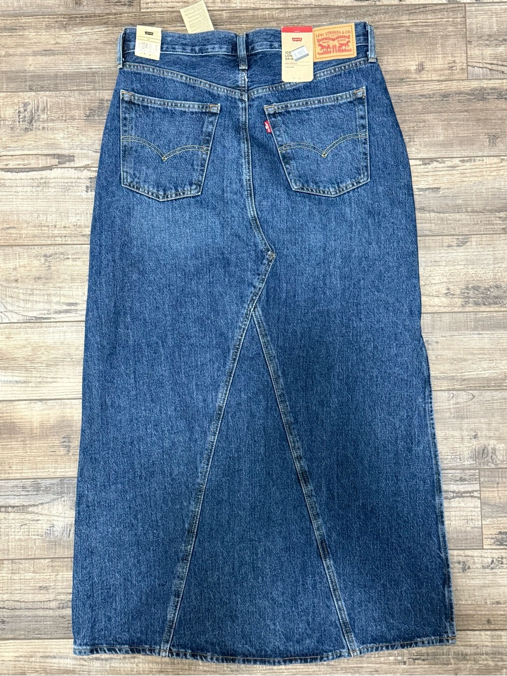 Levi’s Iconic Long Denim Maxi Skirt 29 - Picture 4 of 11